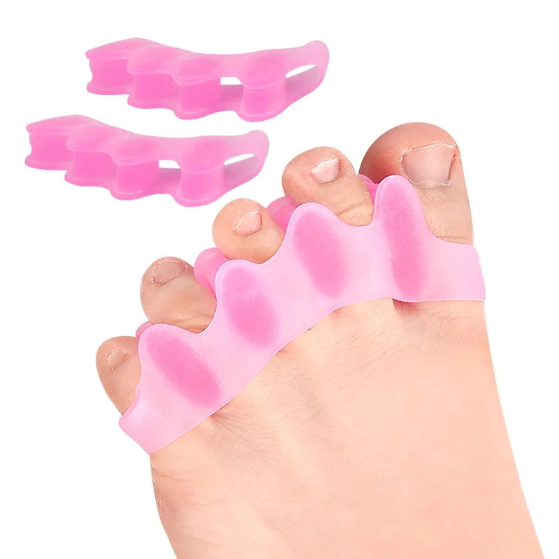 Silicone Toe Separators – Bunion & Hammer Toe Pain Relief | Soft SEBS Foot Alignment Corrector
