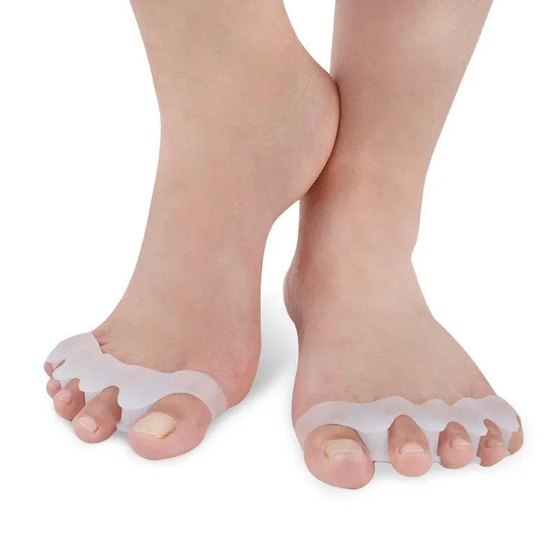 Silicone Toe Separators – Bunion & Hammer Toe Pain Relief | Soft SEBS Foot Alignment Corrector